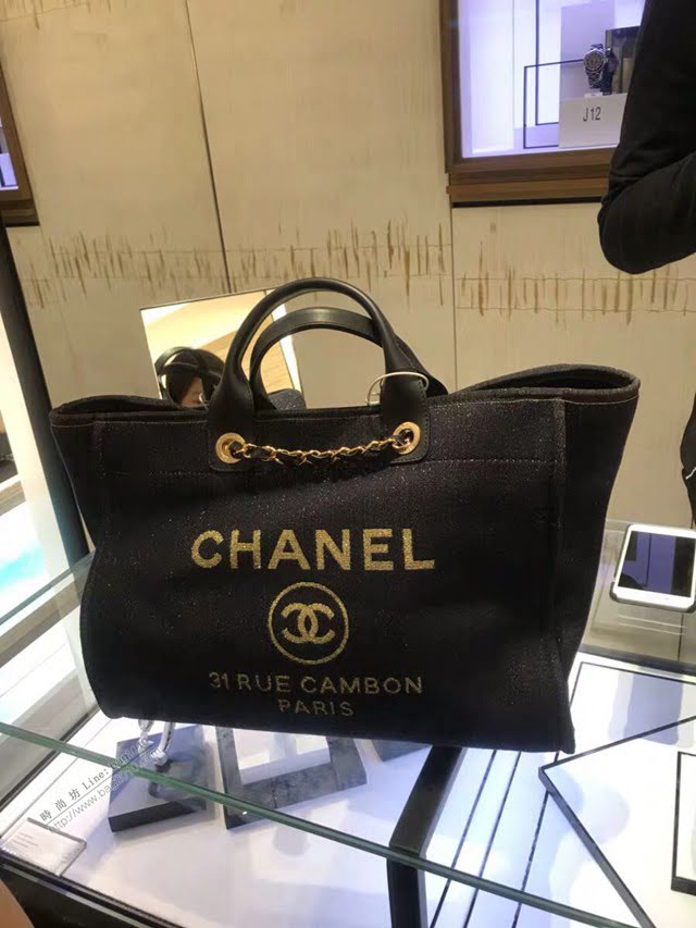 Chanel女包 66941 2019秋冬季新款沙灘包 Chanel帆布購物袋  djc4047
